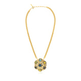 Collar Carmen – azul verde