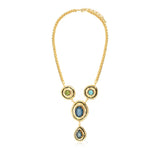Collier Carmen – bleu vert