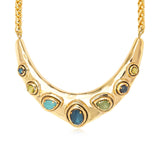 Collier Carmen – bleu vert