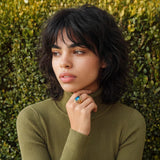 Bague ajustable Carmen – azul