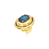 Bague ajustable Carmen – bleue