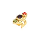 Bague ajustable Carmen – multicolore