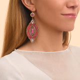 Ohrringe Circus - fuchsia rosa