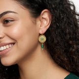 Pendientes finos Dakota para dormir - verdes