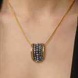 Collier Dalila – schwarz