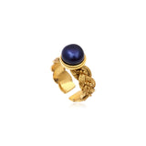 Bague ajustable Dalila – schwarz