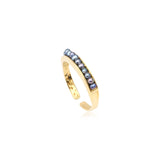 Bague ajustable Dalila – noire
