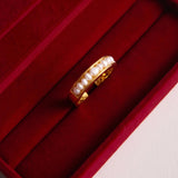 Bague ajustable Dalila – weiß