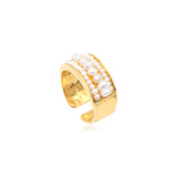 Bague ajustable Dalila – bianca