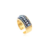 Bague ajustable Dalila – noire