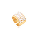 Bague ajustable Dalila – bianca