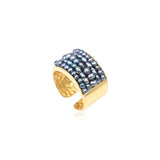 Bague ajustable Dalila – schwarz