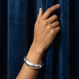 Bracelet manchette Féeria – argentato