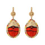 Fujita drop earrings - pink