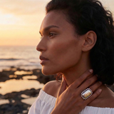 Bague ajustable Gilda – argentée