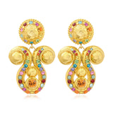 Boucles d’oreilles clip Gloria oversize – Multicolore