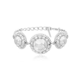Gloria Signature Round Chain Bracelet – Silver