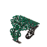 Bracelet manchette Chiara - vert