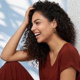 Boucles d'oreilles carrées Persane - multicolores