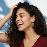 Boucles d'oreilles ovales Persane - multicolores