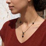 Collar persa delicado - multicolor