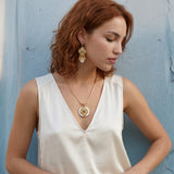 Boucles d’oreilles dormeuses Positano - blanches
