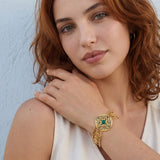 Pulsera ajustable Positano - verde