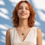 Positano Adjustable Pendant Necklace - Green