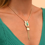 Collar ajustable Sol - Verde
