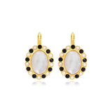 Tosca drop earrings – mother-of-pearl
