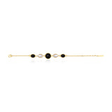 Bracelet Kette Tosca – Schwarz und Weiß