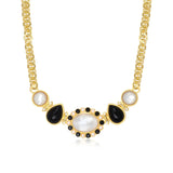 Collier Tosca – perlmuttfarben
