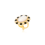 Bague ajustable Tosca – nacarada