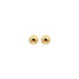 Runde Traviata-Ohrstecker – goldfarben