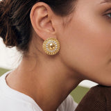 Clips rotondi Traviata – dorati