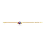 Bracelet Kette Traviata – grün und rosa