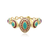 Bracelet Traviata – vert et rose