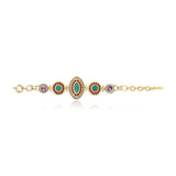 Bracelet Traviata – vert et rose