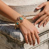 Bracelet Traviata – vert et rose