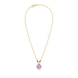 Collier Traviata – grün und rosa
