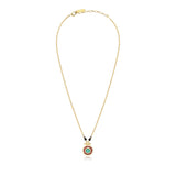 Collier Traviata – vert et rose