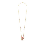 Collier Traviata – grün und rosa