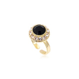 Bague ajustable Traviata – noire