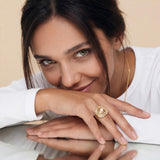 Bague ajustable Traviata – goldfarben