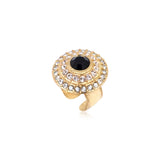 Bague ajustable Traviata – schwarz