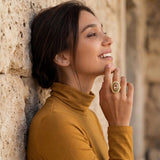 Bague ajustable Traviata – nera